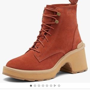 Sorel 12 Orange Ankle Boot Womens Chelsea Bootie NWT